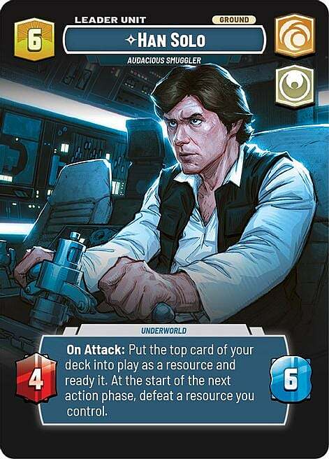 Han Solo - Audacious Smuggler Card Back