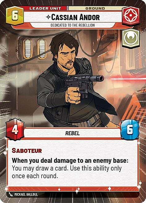 Cassian Andor, Consagrado A La Rebellíon Parte Posterior