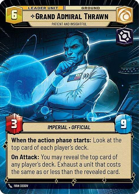 Grand Admiral Thrawn - Patient and Insightful Card Back