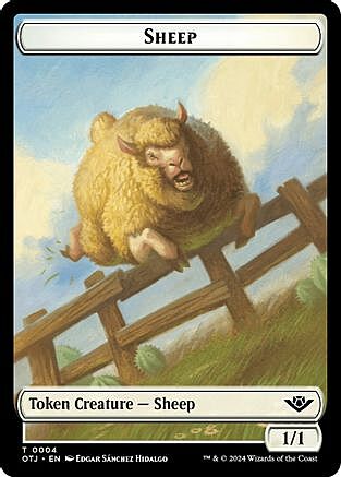 Sheep // Mercenary Card Back