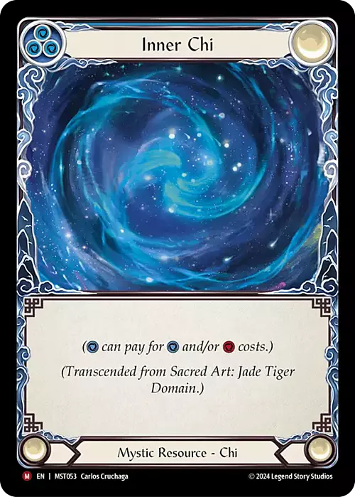 Sacred Art: Jade Tiger Domain // Inner Chi Card Back