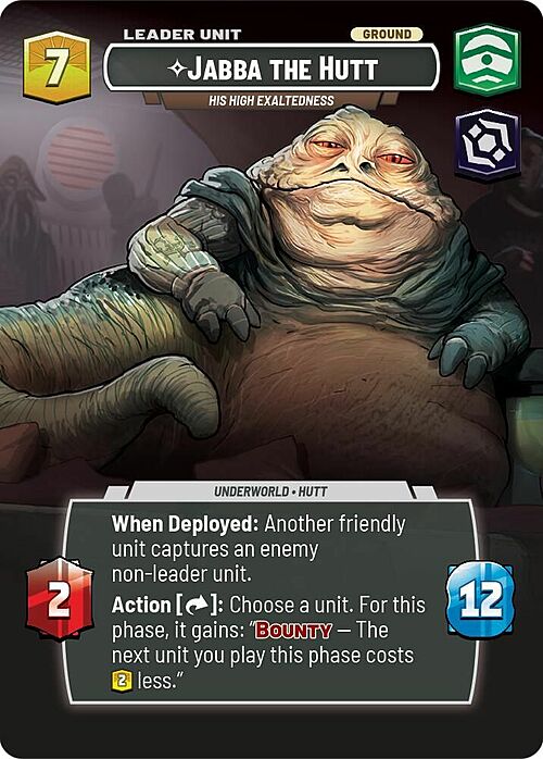 Jabba the Hutt, Sua Alta Eccellenza Card Back