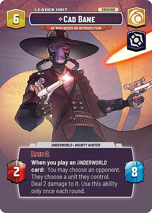 Cad Bane, Non Ha Bisogno Di Presentazioni Card Back