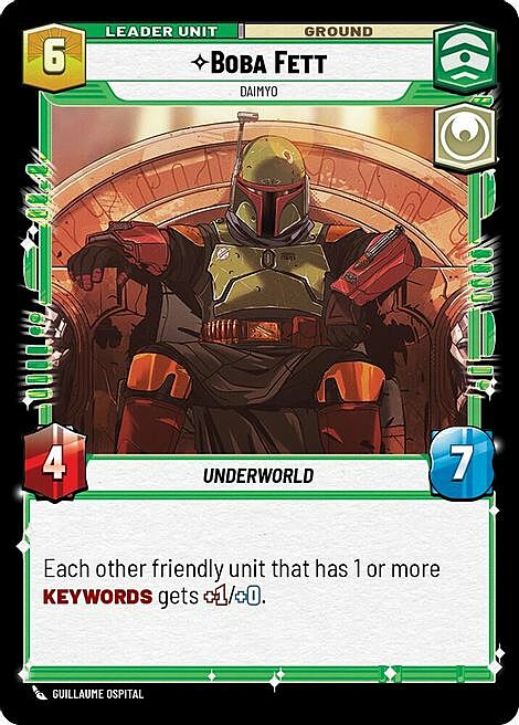 Boba Fett, Daimyo Card Back