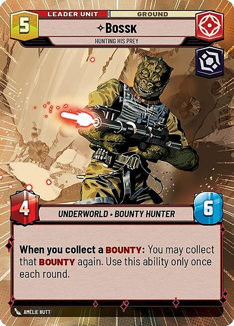 Bossk, A Caccia Della Sua Preda Card Back