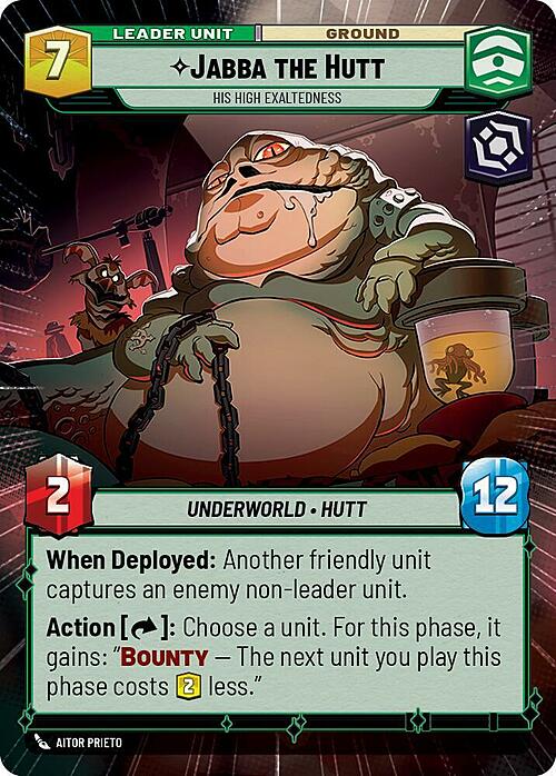 Jabba the Hutt, Sua Alta Eccellenza Card Back