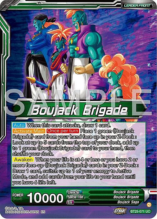 Boujack Brigade // Boujack, Crashing the Tournament Card Back