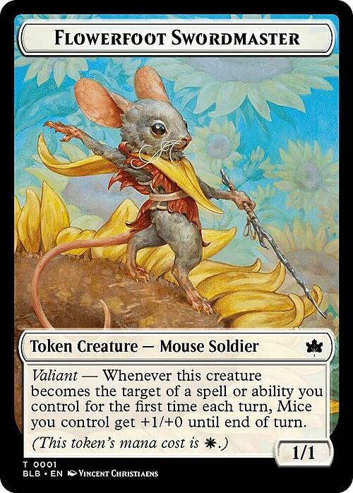 Rabbit // Flowerfoot Swordmaster Card Back