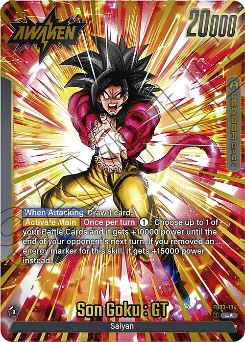 Son Goku : GT Card Back