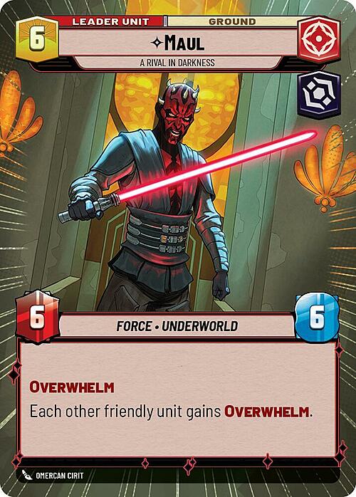 Maul - A Rival in Darkness Card Back