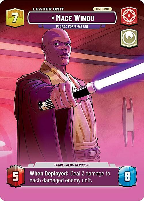 Mace Windu - Vaapad Form Master Card Back