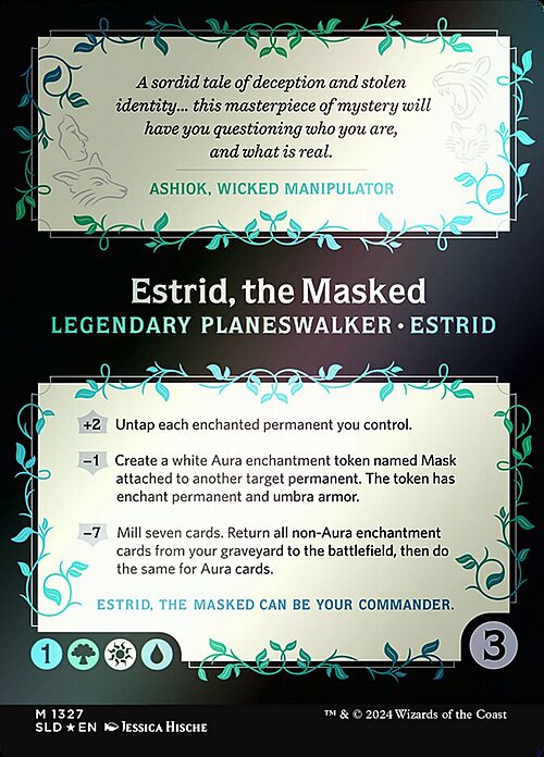 Estrid, the Masked Card Back