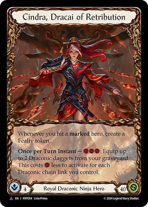 Cindra, Dracai of Retribution Card Back