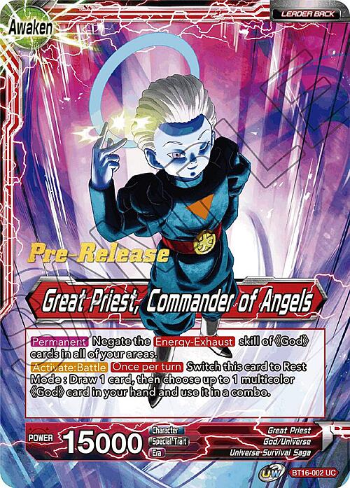 Great Priest // Great Priest, Commander of Angels Parte Posterior