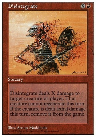 Disintegrate Card Back