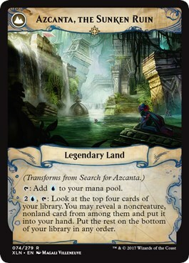 Search for Azcanta // Azcanta, the Sunken Ruin Card Back