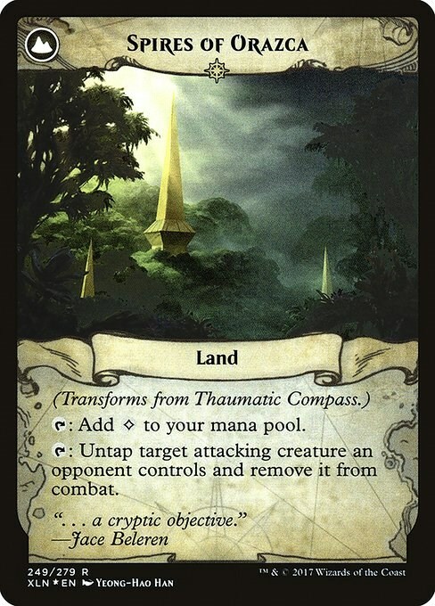 Thaumatic Compass // Spires of Orazca Card Back