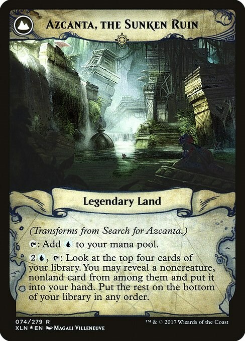 Search for Azcanta // Azcanta, the Sunken Ruin Card Back