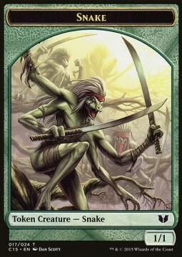 Saproling / Snake Card Back