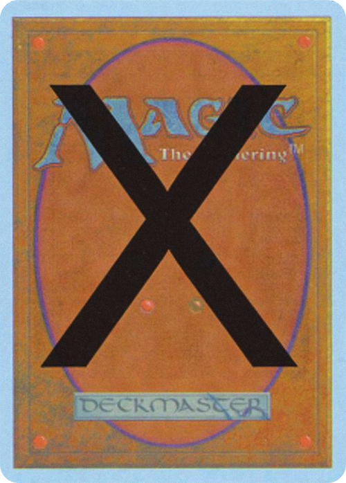 Alternate Fourth Edition Filler Card Card Back