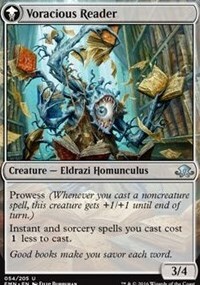 Curious Homunculus // Voracious Reader Card Back