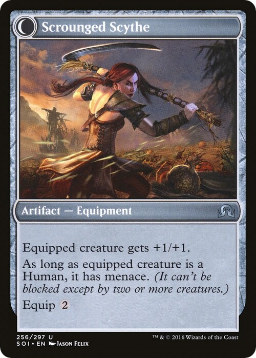 Harvest Hand // Scrounged Scythe Card Back