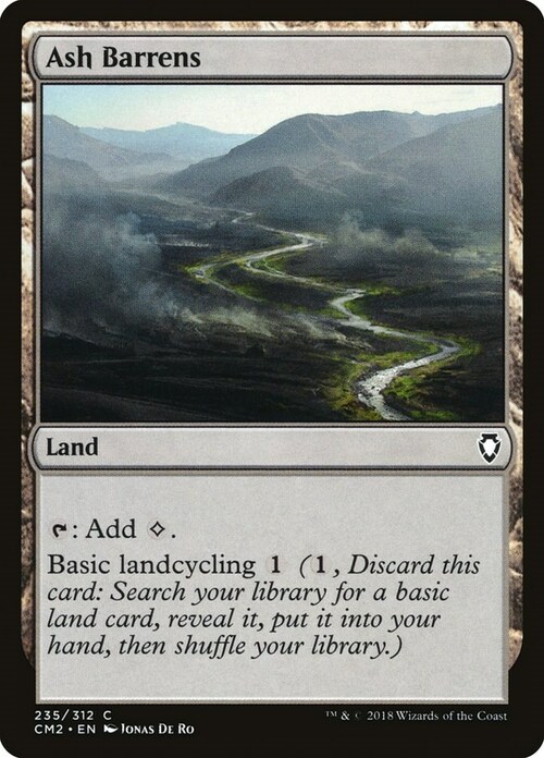 Ash Barrens Card Front