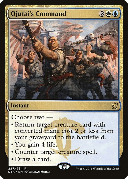 Ojutai's Command Card Front