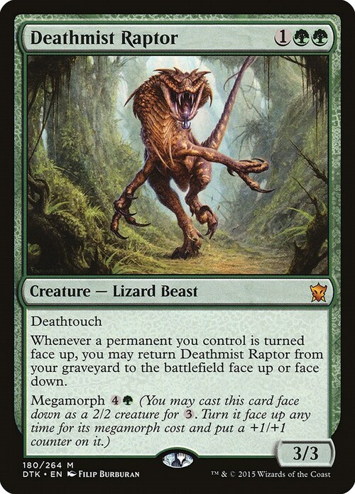 Deathmist Raptor Card Front