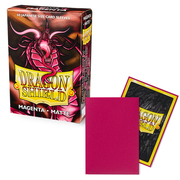 60 Small Dragon Shield Sleeves - Matte Magenta