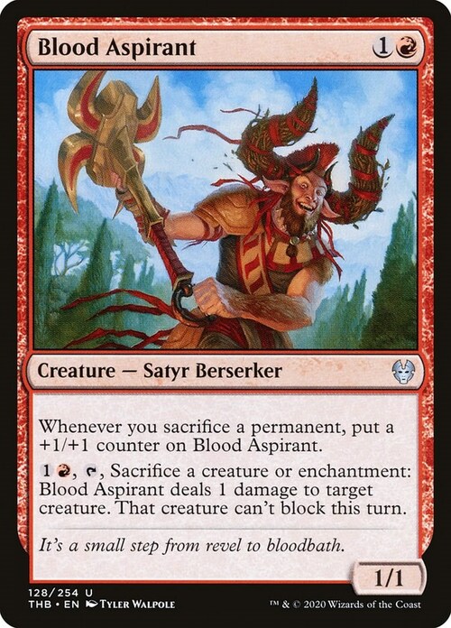 Blood Aspirant Card Front