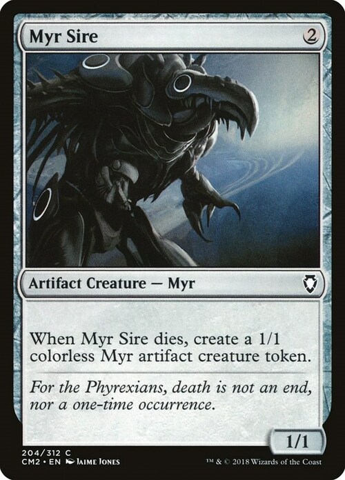 Myr Sire Card Front