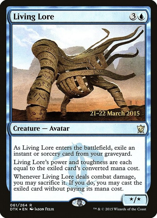 Living Lore Card Front