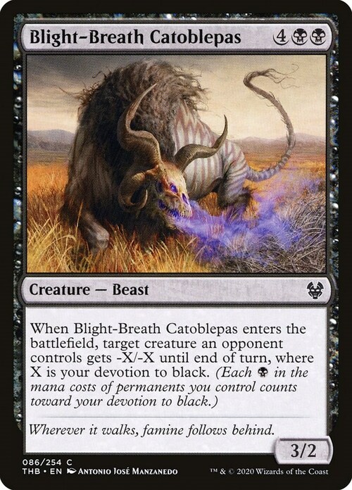 Blight-Breath Catoblepas Card Front