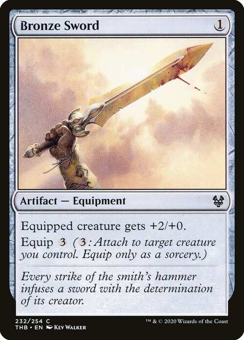 Bronze Sword Card Front