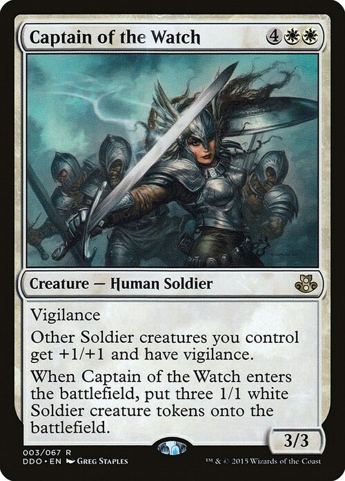 Captain of the Watch Card Front