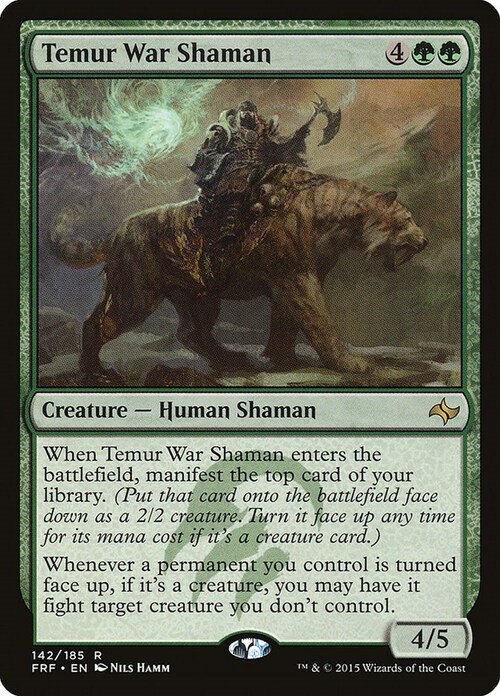 Temur War Shaman Card Front