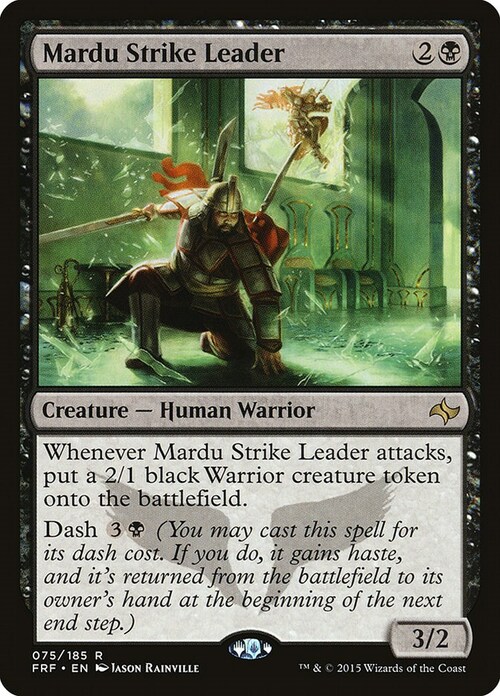 Mardu Strike Leader Card Front