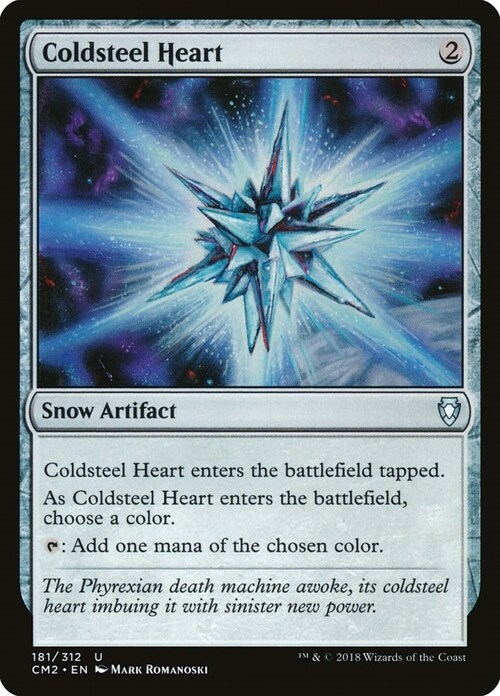 Coldsteel Heart Card Front