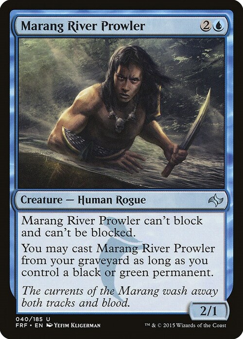 Marang River Prowler Card Front