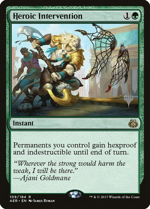 Heroic Intervention Card Front