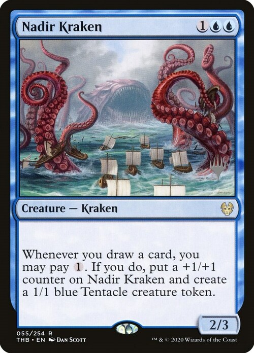 Nadir Kraken Card Front