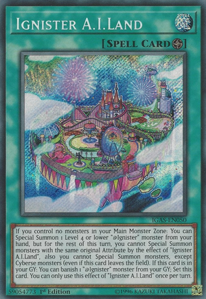 Ignister A.I.Land Card Front