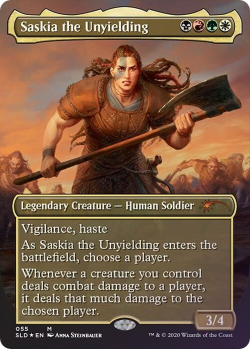 Saskia the Unyielding Card Front