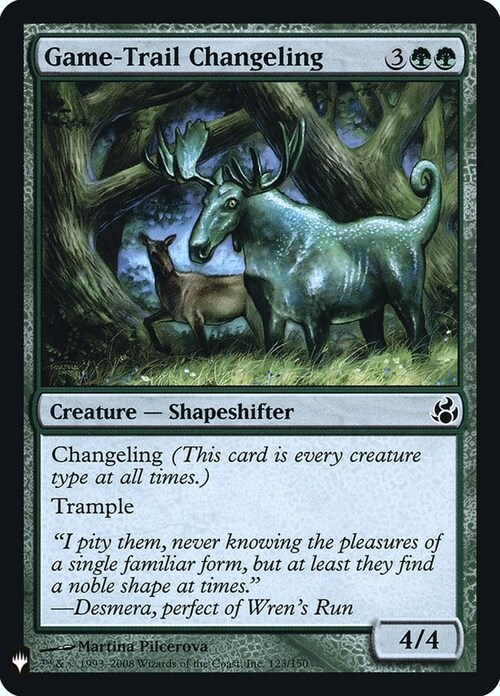 Game-Trail Changeling Card Front