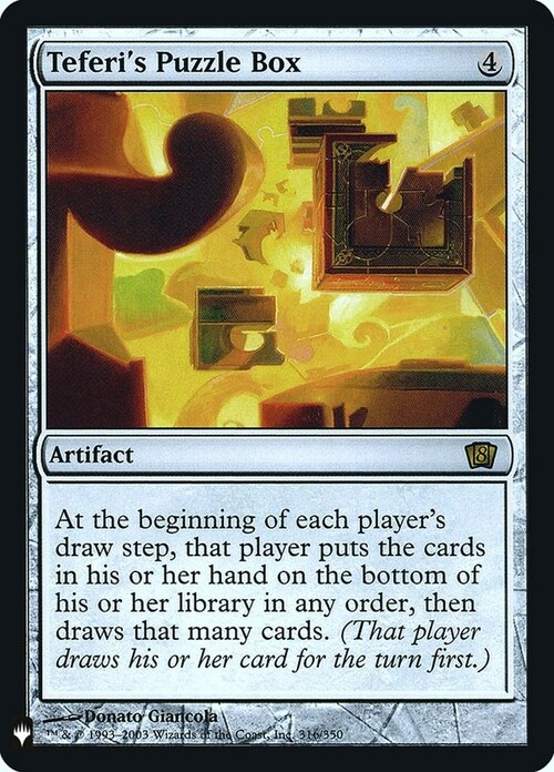 Teferi's Puzzle Box Card Front