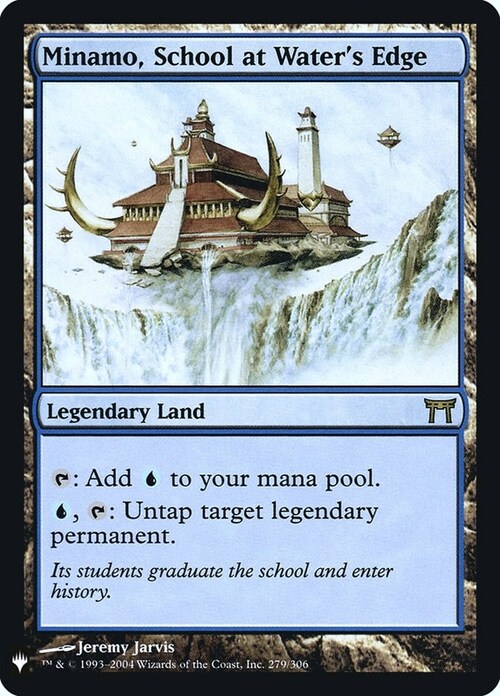 Minamo, School at Water's Edge Card Front