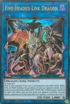 Five-Headed Link Dragon Card Front