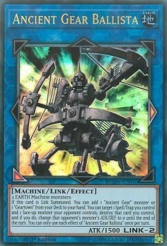 Ancient Gear Ballista Card Front