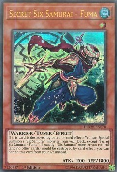 Secret Six Samurai - Fuma Card Front